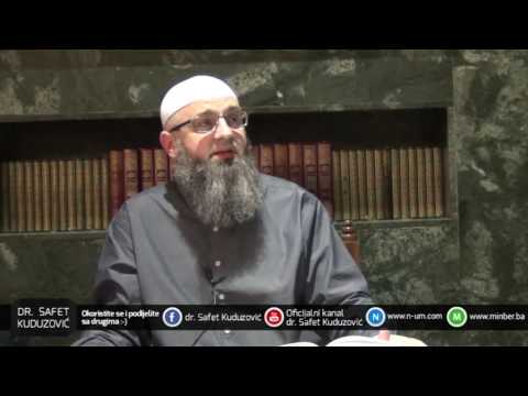 U slijeđenju šerijatskog dokaza je spas za svakog čovjeka_dr. Safet Kuduzović