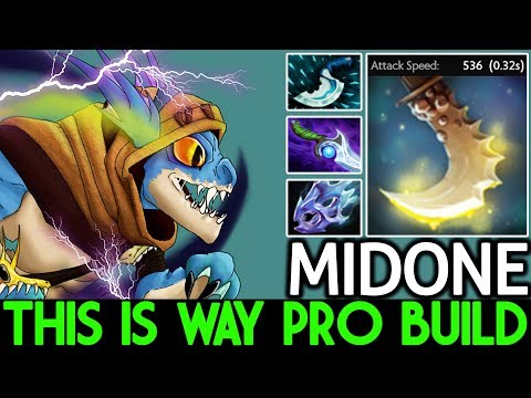 Midone [Slark] This is way Pro Build Max Attack Speed 7.21 Dota 2