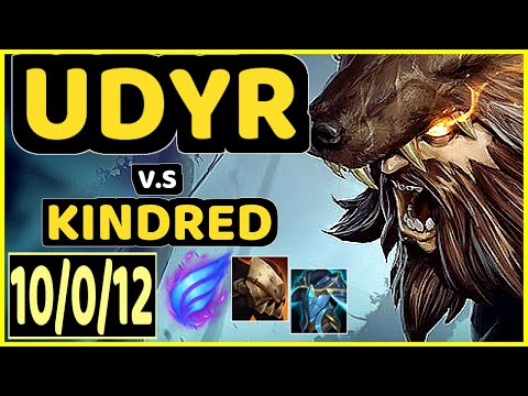 UDYR vs KINDRED - 10/0/12 KDA JUNGLE CHALLENGER GAMEPLAY - EUW