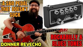 Video thumbnail for A Great Cheap 2 in 1 Pedal (Reverb/Delay) DONNER REVECHO - Demo/Review by Damian Bacci