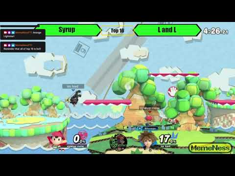 Wednesday Night Smashdown(11/10/21) Top 16 - Syrup (Ness) vs L and L (Sora) Smash Ultimate