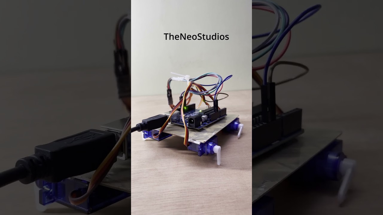 DIY Arduino Walking Robot using Servo Motors