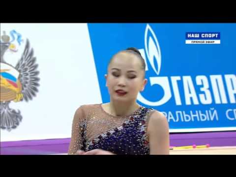 Sabina Ashirbayeva Ribbon EF 2016 Moscow Grand Prix