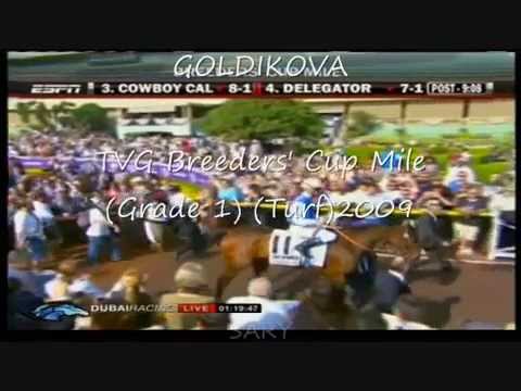 GOLDIKOVA - TVG Breeders' Cup Mile  2009