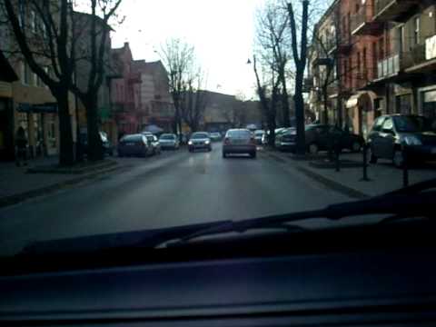 Przejazd ulicami Olkusza