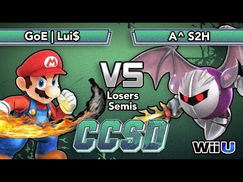 CCSD - GoE | Lui$ (Mario) vs A^ S2H (Meta Knight, Diddy) - Losers Semis