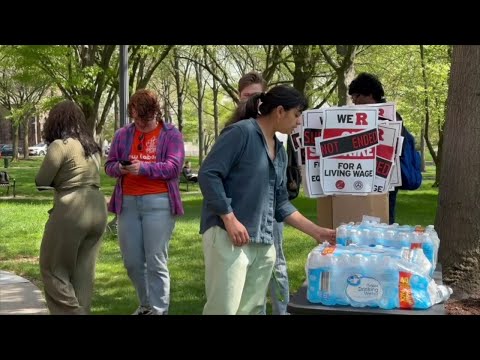 NJ New Brunswick Rutgers University Strike Latest