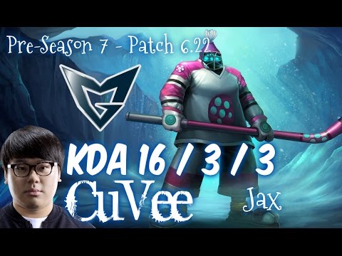 SSG CuVee JAX vs YASUO Top - Patch 6.22 KR Flex Rank