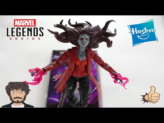 Vídeo relacionado con Hasbro Marvel Legends Series - Universo Cinematográfico de en Disney Plus - Figura de Bruja Escarlata Zombi - 2 Accesorios y 1 Pieza para armar Figura, F3703
