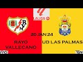 HIGHLIGHTS - Rayo Vallecano vs UD Las Palmas CF - 20/01/24 - LaLiga EA Sports - España - All goals