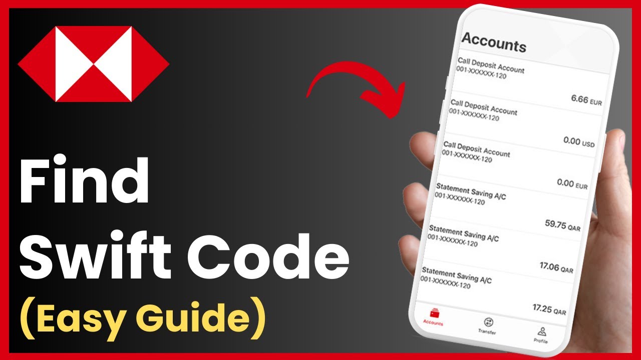 How To Find Swift Code Of HSBC Bank