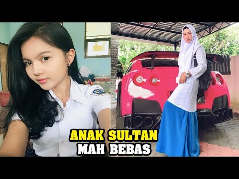 Anak Sultan Mah Bebas, Bocah SMA ini Pergi Sekolah Dengan Mobil Mewah