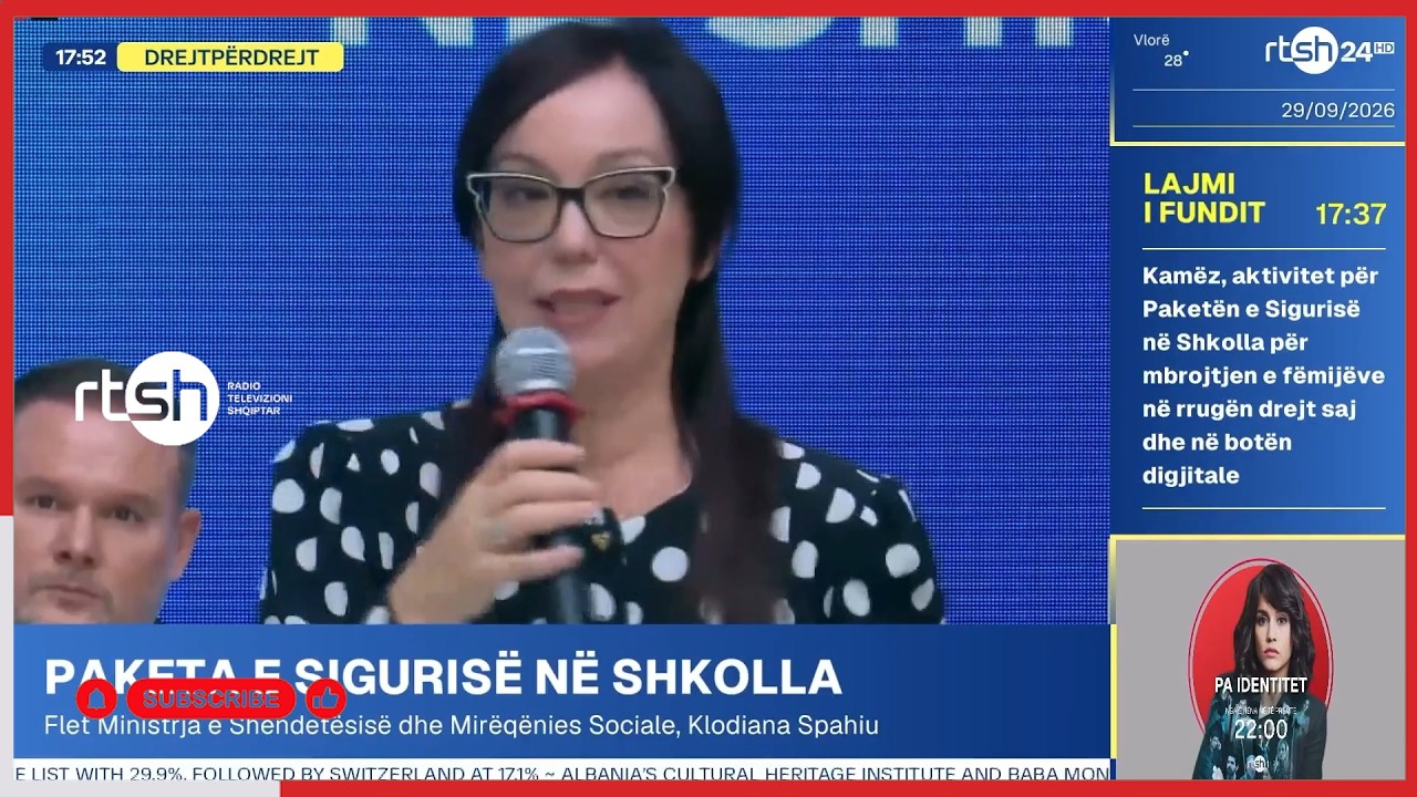 Spahiu: Paketa e re në shkolla lehtëson prindërit nga shqetësimi për sigurinë e fëmijëve