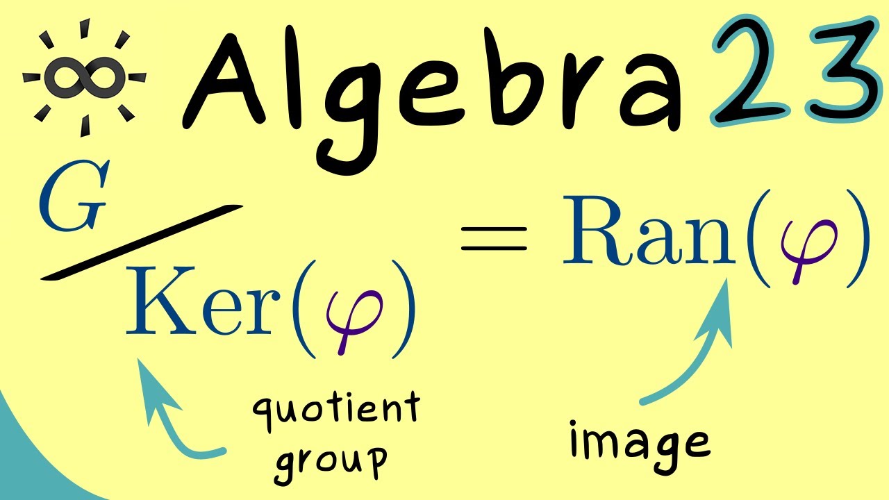 Algebra 23 | First Isomorphism Theorem