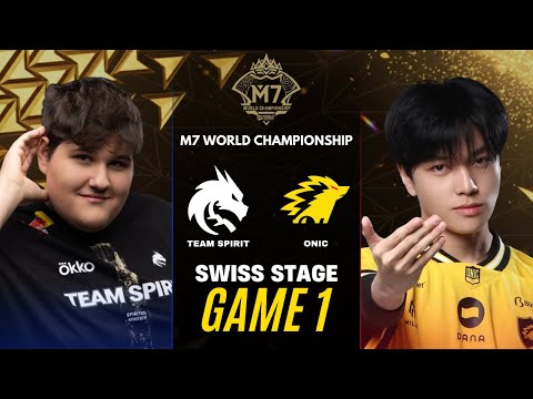 TEAM SPIRIT vs ONIC ID GAME 1 M7 SWISS STAGE DAY 4 | TS vs ONIC