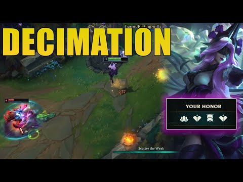 Challenger Syndra but I receive four honors for my performance