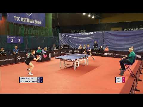 Extraliga stolního tenisu mužů TTC Ostrava 2016-SKST Liga Pro Liberec