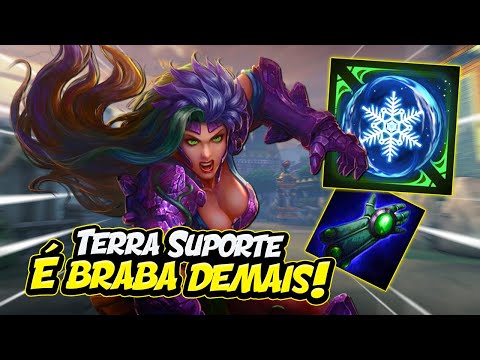 A MAIS BRABA SUPORTE! TERRA SUPORTE - ⚡ Smite BR GM Ranked Conquista