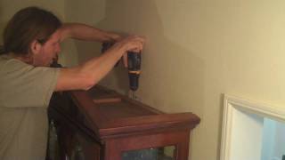 How to secure your furniture to a wall easy and cheap