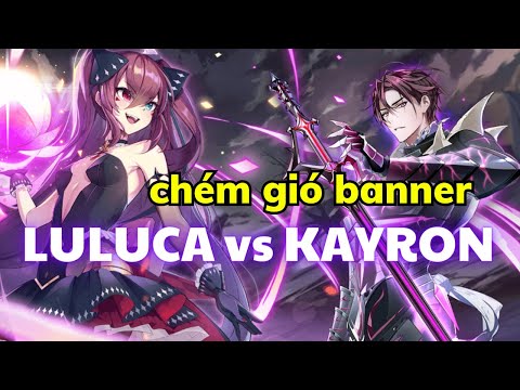 Chém gió banner Luluca vs Kayron - Spirit's breath vs Shepherd of the Hollow - Epic Seven