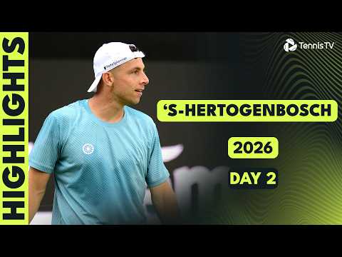 Diallo Battles Mannarino & Griekspoor Takes On van de Zandschulp | ‘s-Hertogenbosch Day 2 Highlights