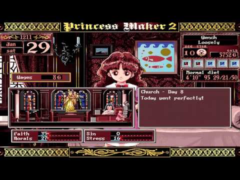 Let's Play? - Princess Maker 2 - Our Hellspawn is Born