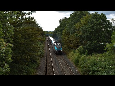 DRS Class 68 No's 68023 TnT 68027 on 5Q42 Scarborough - Crewe South Yard on 22.08.23 - HD
