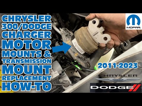 2011-23 Chrysler 300/Dodge Charger Motor Mounts & Transmission Mount Replacement How-To