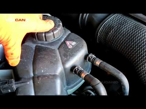 2006-2013 Mercedes-Benz S-Class W221 S550 Location of Radiator Reservoir