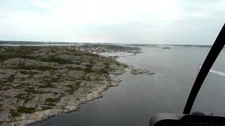 preview picture of video 'Helicopter landing at Björkö'