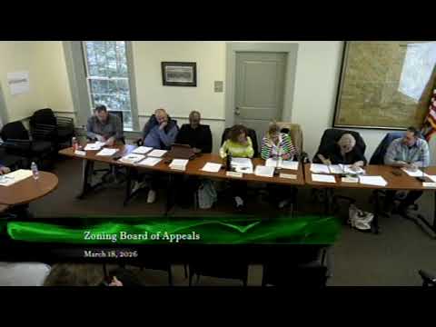 From the Zoning Board
