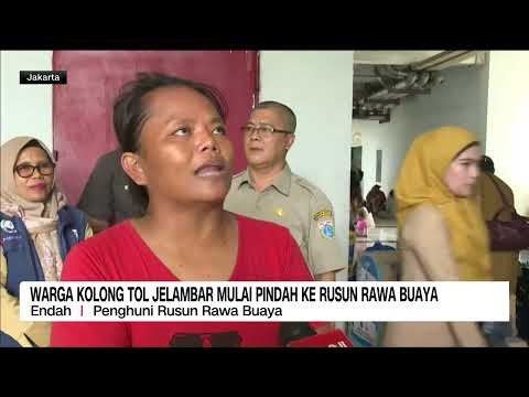 Warga Kolong Tol Jelambar Mulai Pindah ke Rusun Rawa Buaya