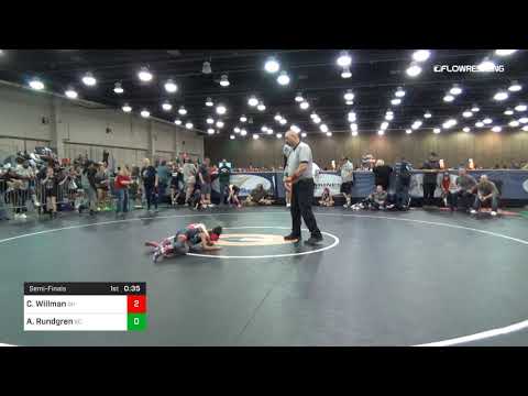 55 Lbs Semifinal Calliope Willman Team Ohio Vs Alivia Rundgren Team South Carolina