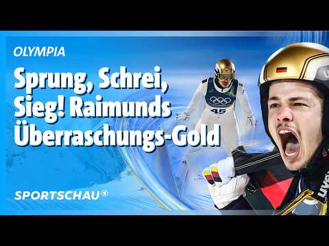 Skispringen: Philipp Raimund springt zu Überraschungs-Gold! | Olympia 2026 | Sportschau
