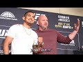ANTHONY PETTIS FACES OFF WITH DANA WHITE AFTER NATE DIAZ NO SHOWS UFC 241 MEDIA DAY