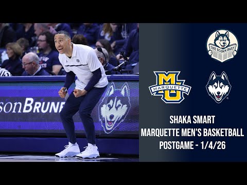 Shaka Smart: Marquette postgame press conference (UConn) - 1/4/26