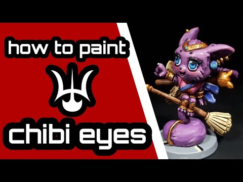 how to paint chibi eyes