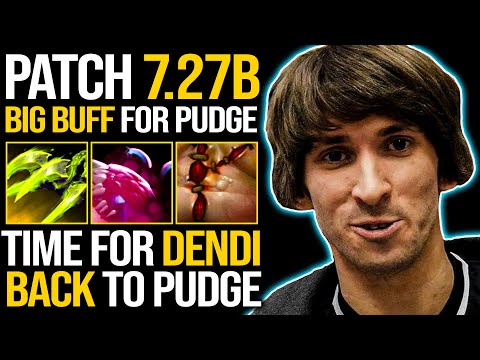 LEGEND NEVER DIE!!! DENDI Back To Pudge After A Big Buff | Pudge Patch 7.27b | Pudge Official
