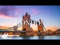 FLYING OVER LONDON (4K UHD) - Relaxing Music Along With Beautiful Nature Videos(4K Video Ultra HD)