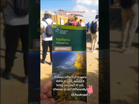 Apollonia (Tel Arsuf) Israel #travel #ayuknad17 #short #shortvideo #holyland #dailyvlog #dailyshort