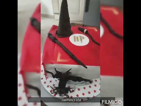 Harry potter cake. 2 flavours. Easy cake desin.