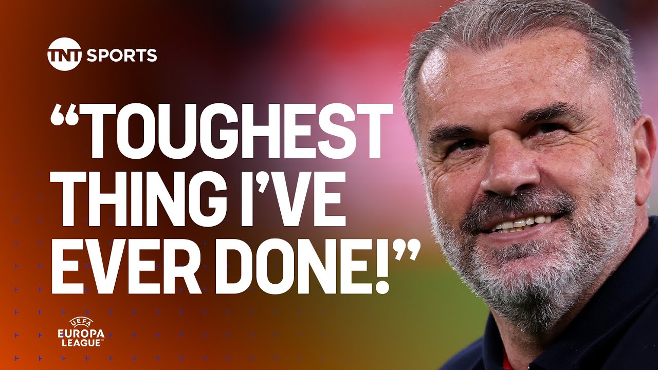 Tottenham 1-0 Man United: Ange Postecoglou Europa League Final Post-Match Press Conference 🏆 #UEL