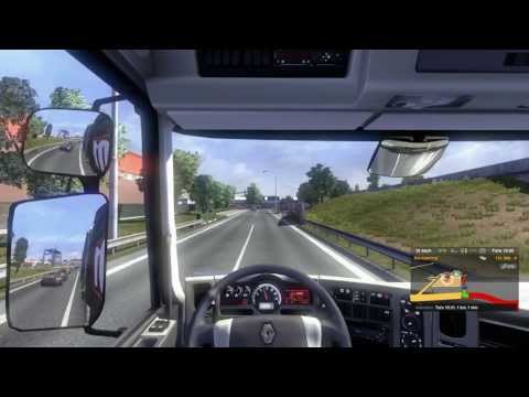 Euro Truck Simulator 2 + TrackIR 5 : Wien - Brno with Renault Premium Racing - [ HD 1080p ]