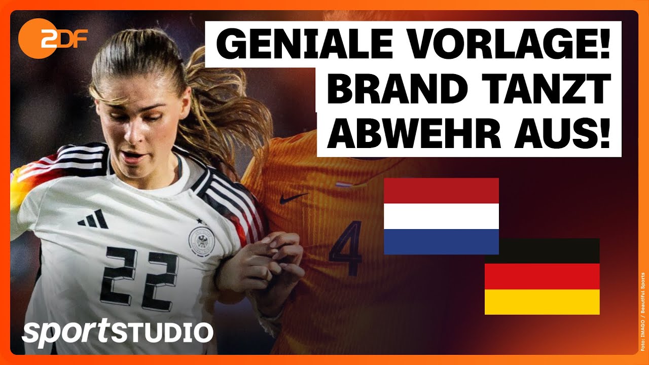 Niederlande – Deutschland | UEFA Women‘s Nations League, 1. Spieltag 2025 | sportstudio