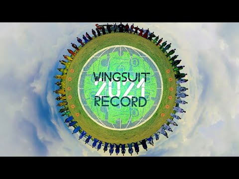 FAI World Wingsuit Formation Record attempts 2021 - 62 way