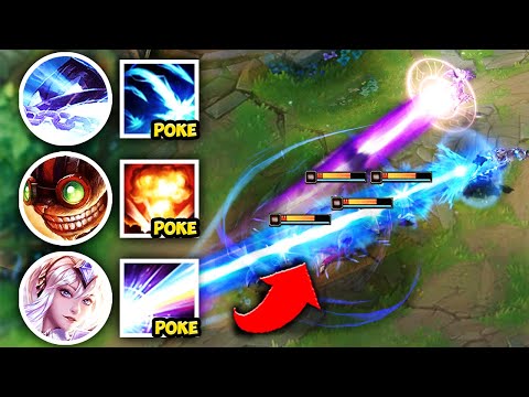 WE RAN A TRIPLE POKE COMP WITH ZWAG! NOBODY CAN LEAVE THEIR BASE - League of Legends