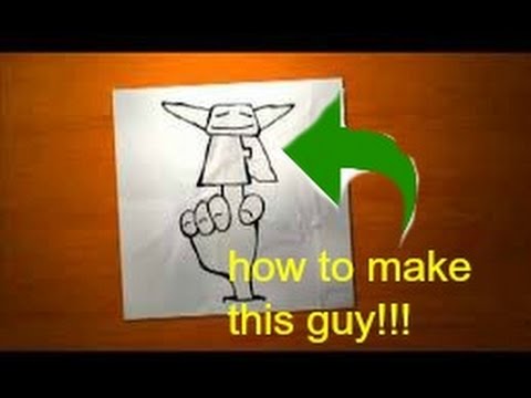 How to make Dwight's origami Yoda (From the First Book)