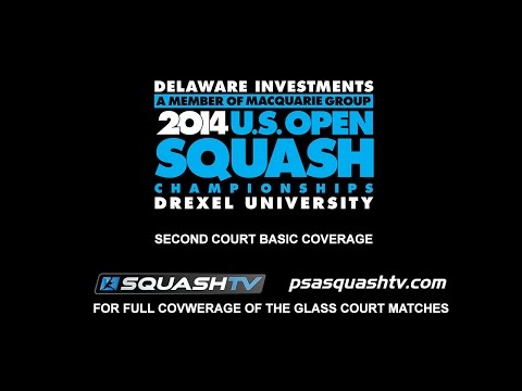 Squash : 2014 Delaware Investments US Open - Court2 Rd1 Session4