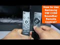 How to Use Samsung HW C450 Soundbar Remote Control?