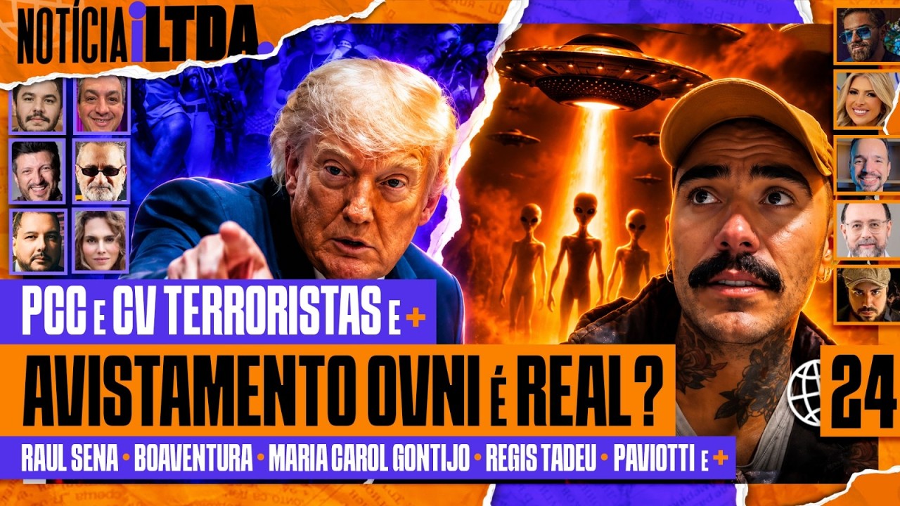 PCC E CV TERRORISTAS + AVISTAMENTO OVNI + EBOLA NO BRASIL - Notícia iLtda. #024